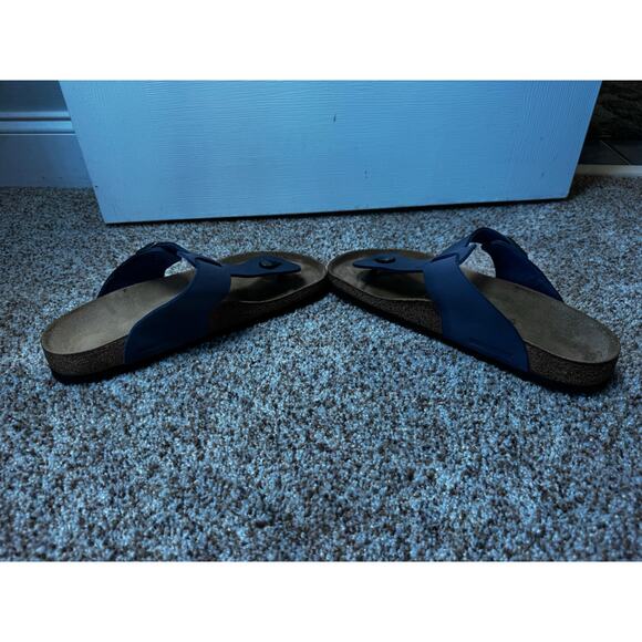 Birkenstock Medina Men Blue Sandals Size 44 US 11 Thong Flip Flops Comfort Shoes main image 4